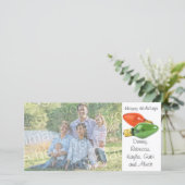 イタリアのイルミネーション ホリデー フォト カード (スタンド正面)