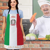イタリアのエプロン、イタリア、イタリアンフラッグシェフキッチン エプロン
