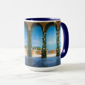 イタリアのエレガントな行先旅行のアーチ マグカップ (正面右)