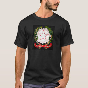 イタリアのエンブレムダークエッジ Tシャツ
