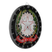 イタリアのエンブレムダーク ダーツボード (正面左)