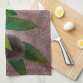 イタリアのオリーブ キッチンタオル (四つ折り)