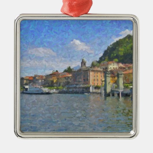 イタリアのオーナメントの北 メタルオーナメント (正面)