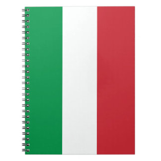 イタリアのカスタムな螺線形ノートのイタリアンな旗 ノートブック