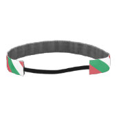 イタリアのカスタムのtricoloreのイタリアンな旗 アスレチックヘッドバンド (裏面)