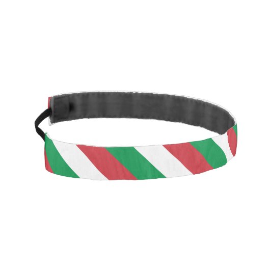 イタリアのカスタムのtricoloreのイタリアンな旗 アスレチックヘッドバンド (左)