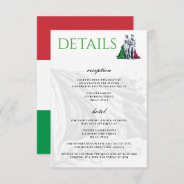 イタリアのカップル エンクロージャーカード