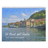 イタリアのカレンダー2015年の北 カレンダー (カバー)