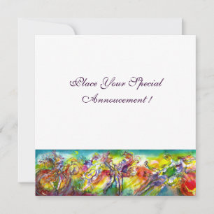 イタリアのカーニバル・マスカレードボール、ダンス、音楽 案内状