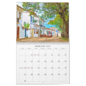 イタリアのクラシックな水彩印象 カレンダー (2月 2027)