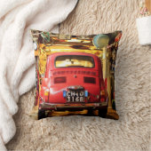 イタリアのクラシックな車のクッションのフィアット500 クッション (ブランケット)