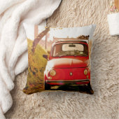 イタリアのクラシックな車のクッションのフィアット500 クッション (ブランケット)