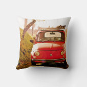 イタリアのクラシックな車のクッションのフィアット500 クッション (裏面)