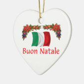 イタリアのクリスマス セラミックオーナメント (左)
