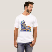 イタリアのコロッセオ Tシャツ (正面フル)