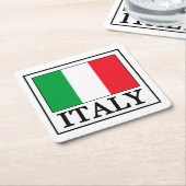 イタリアのコースター スクエアペーパーコースター (アングル)