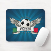 イタリアのサッカーの全国代表チームサポータmousepad マウスパッド (マウス)