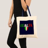 イタリアのサッカーのTシャツおよびギフトのアイディア トートバッグ (正面(商品))
