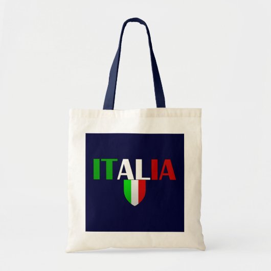 イタリアのサッカーのTシャツおよびギフトのアイディア トートバッグ (正面)