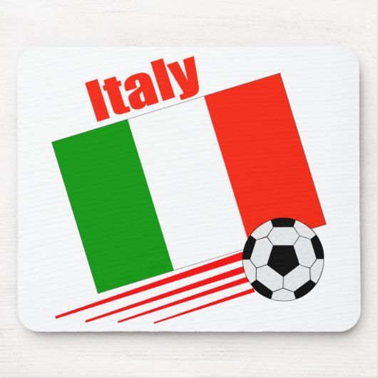 イタリアのサッカーチーム マウスパッド (正面)