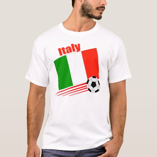 イタリアのサッカーチーム Tシャツ (正面)