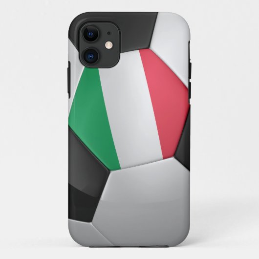 イタリアのサッカーボール Case-Mate iPhoneケース (裏面)