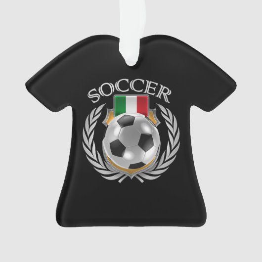 イタリアのサッカー2016ファンのギア オーナメント (正面)