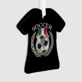 イタリアのサッカー2016ファンのギア オーナメント (正面)