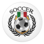イタリアのサッカー2016ファンのギア セラミックノブ (正面)
