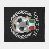 イタリアのサッカー2016ファンのギア フリースブランケット (正面(横))