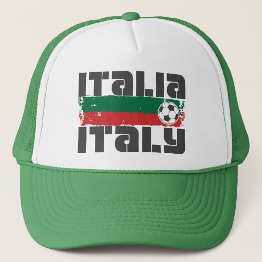 イタリアのサッカー キャップ (正面)