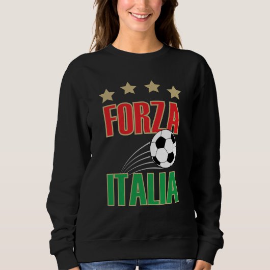イタリアのサッカー スウェットシャツ (正面)