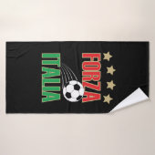 イタリアのサッカー バスタオル (バスタオル)