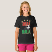 イタリアのサッカー Tシャツ (正面フル)