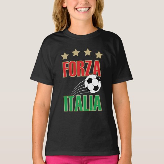 イタリアのサッカー Tシャツ (正面)