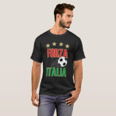 イタリアのサッカー Tシャツ (正面フル)