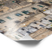 イタリアのサッシディマテーラシティ フォトプリント            (角)