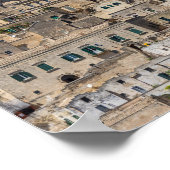 イタリアのサッシディマテーラシティ ポスター (角)