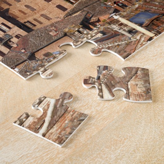 イタリアのシエナで撮影された写真。見える ジグソーパズル (側面)