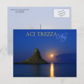 イタリアのシチリア州のAci Trezzaのファラリオーニ ポストカード (正面/裏面)