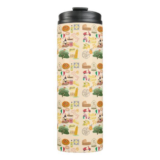 イタリアのシンボル旅行ラバーサーマルタンブラー タンブラー (正面)