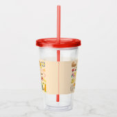 イタリアのシンボル旅行愛好家 アクリルタンブラー (右)