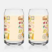 イタリアのシンボル旅行愛好家 ガラス缶 (左)