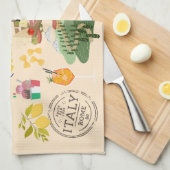 イタリアのシンボル旅行愛好家 キッチンタオル (四つ折り)