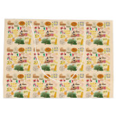 イタリアのシンボル旅行愛好家 ラージペーパーバッグ (裏面)