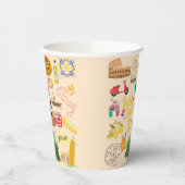 イタリアのシンボル旅行愛好家 紙コップ (左)