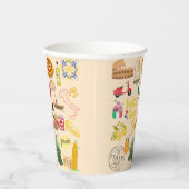 イタリアのシンボル旅行愛好家 紙コップ (右)