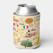 イタリアのシンボル旅行愛好家 缶クーラー (缶正面)