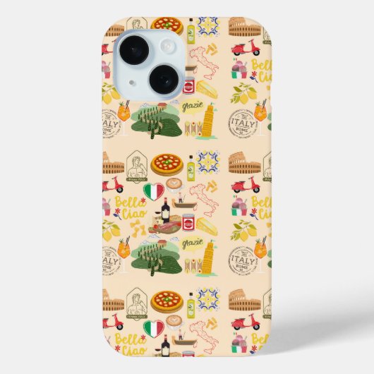 イタリアのシンボル Case-Mate iPhoneケース (裏面)