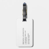 イタリアのスカイラインラゲージタグ ラゲッジタグ (裏面縦)